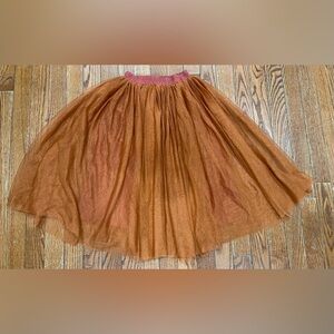 2Bunnies Chic Tan Women's Midi Skirt
